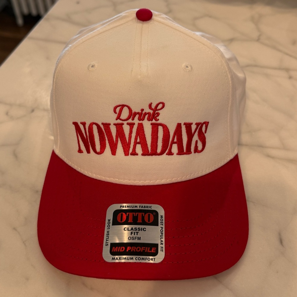 Nowadays Trucker Hat with Red Label